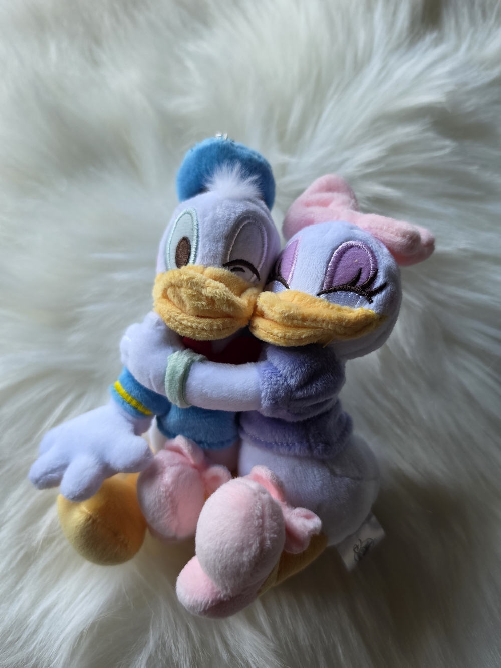 TDR Donald & Daisy Duck Plush Keychain